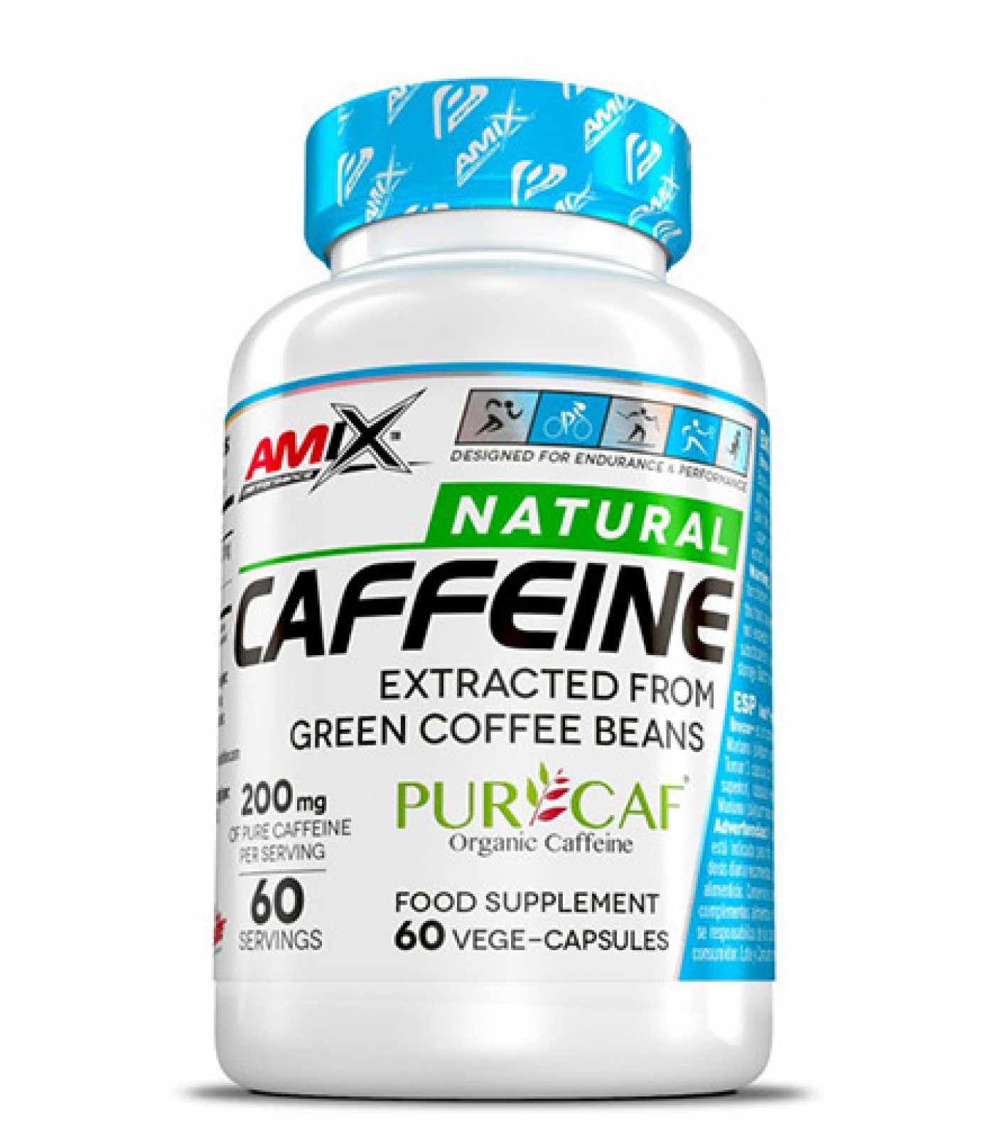 AMIX Natural Caffeine PurCaf® / 60 Vcaps